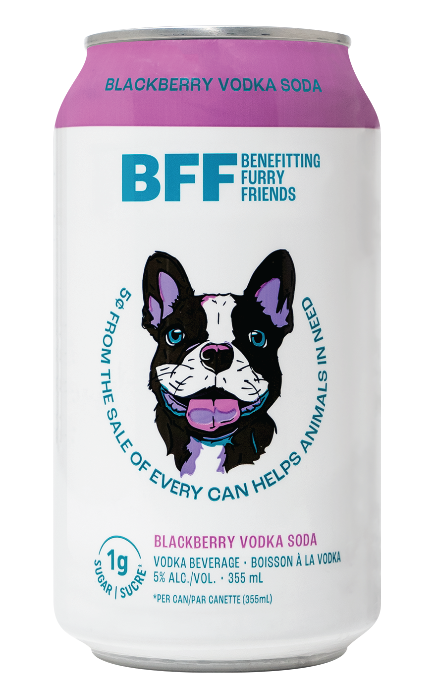 BFF Blackberry Vodka Soda